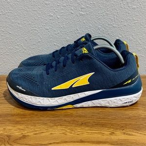 Altra Paradigm 4.5 Mens Size 11.5 Blue White Road Running Shoes Sneakers